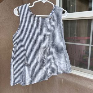 Striped Sleeveless Top